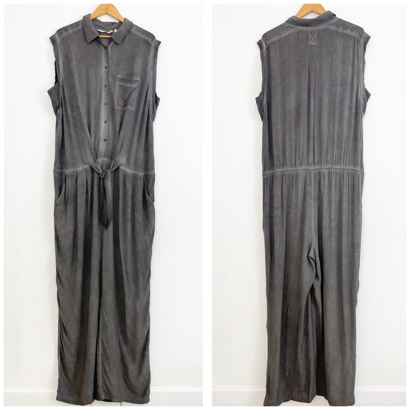 Soft Surroundings Camilla Rayon Jumpsuit Size 2X - Picture 4 of 14